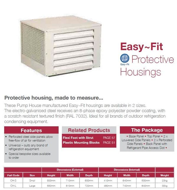 Easy~Fit Protective Housing Refrigeration Condensing Unit Small CH-S